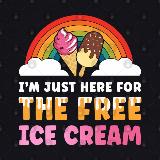 I'm just here for the free ice cream by Digital Borsch